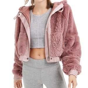 Free People Love it Soft Faux Fur Jacket